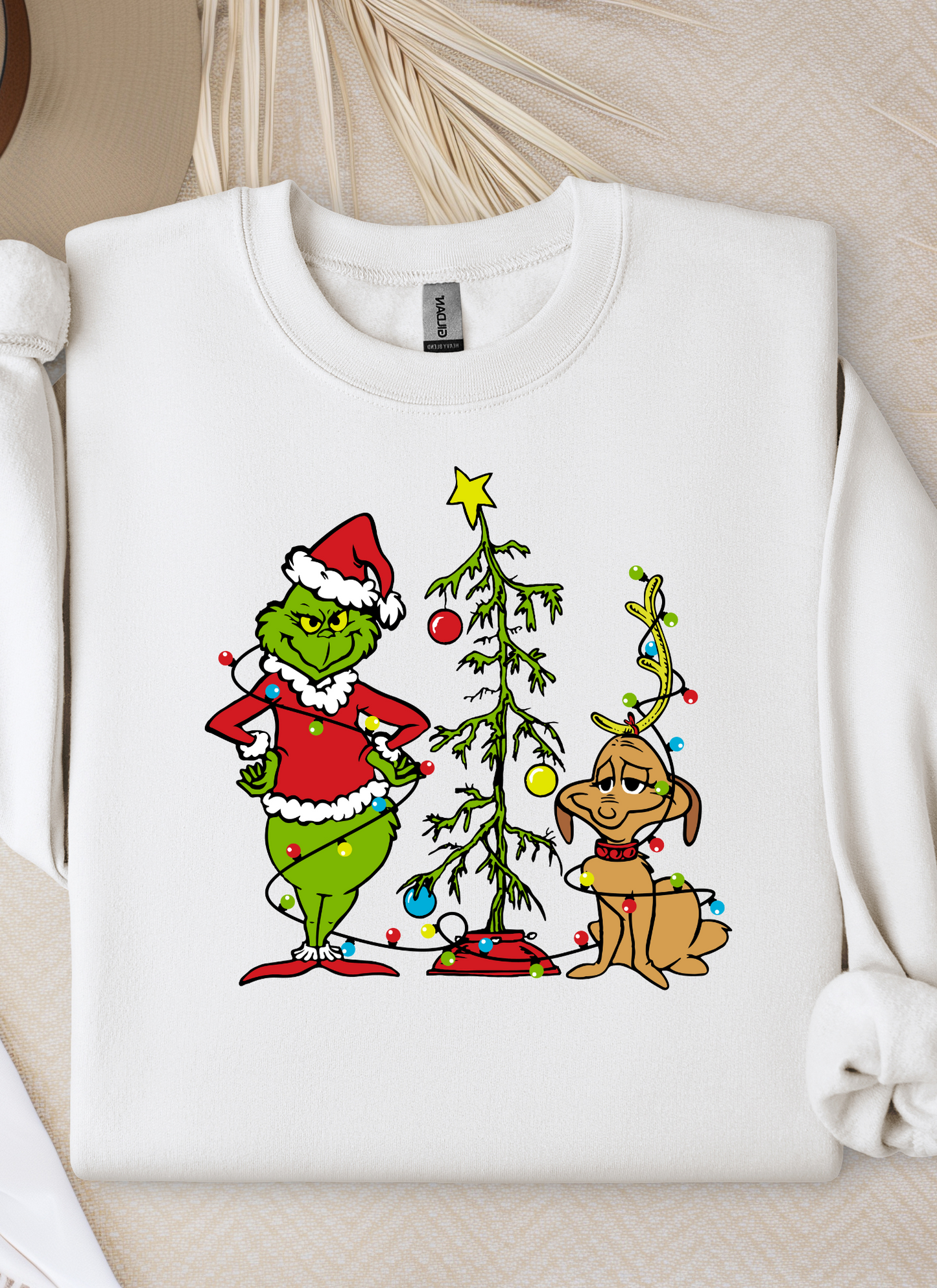Christmas Grinch-Crewneck and T-shirt option