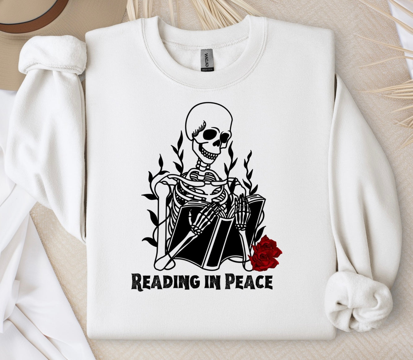 Reading In Peace- Crewneck and T-shirt Option