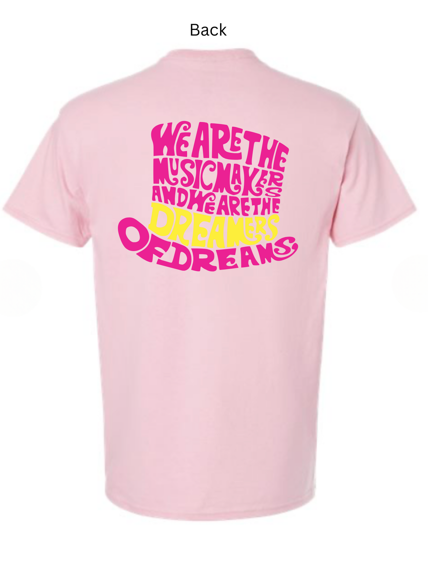 DREAMERS Kellsie's Hope Pocket Logo Short Sleeve Tee-Light Pink