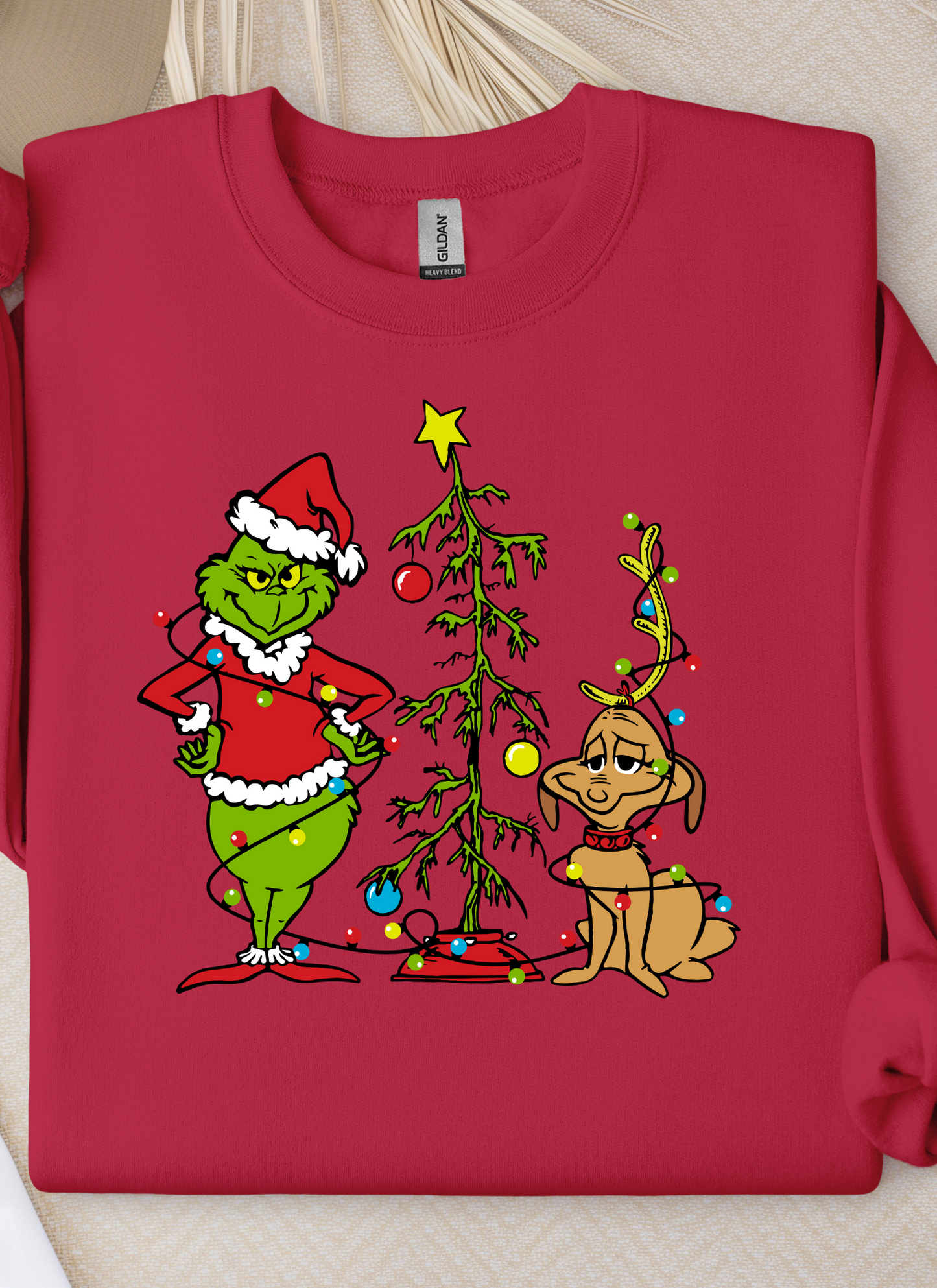Christmas Grinch-Crewneck and T-shirt option