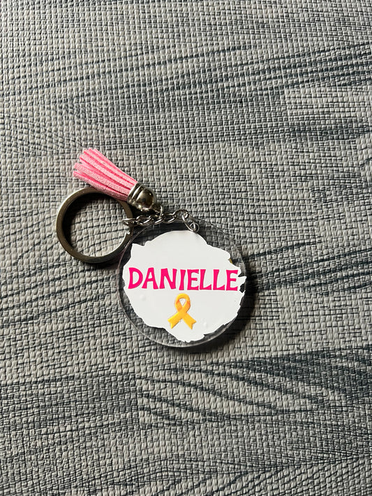 Kellsies Hope Circle Keychain - Customizable